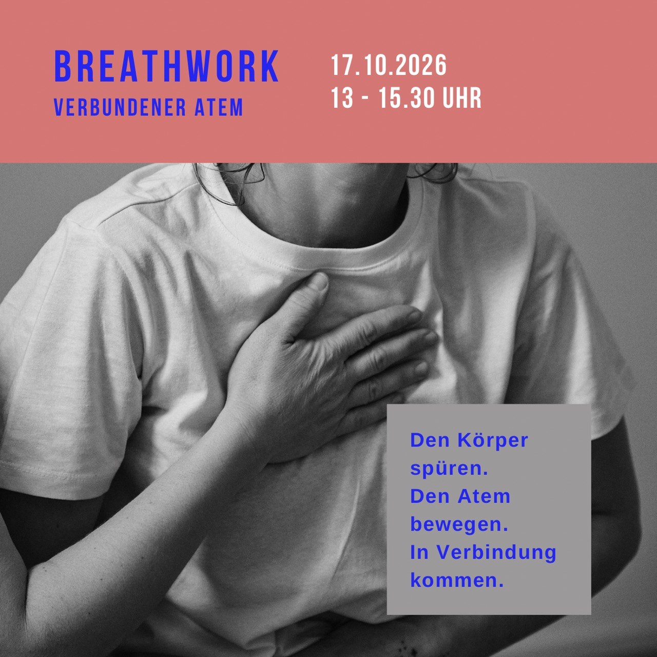Flyer Breathwork Verbundener Atem am 17.10.2026